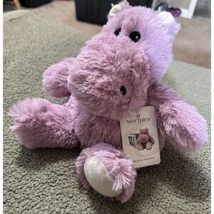 Warmies Hippo Plush Microwaveable HeatPack Cuddly Toy Lavender scented NEW W TAG